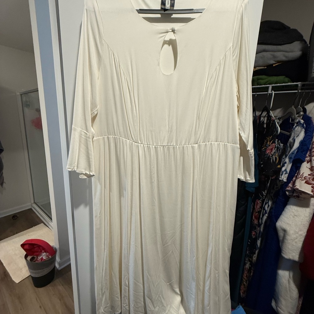 Outlander by Torrid Elegant Cream Dress